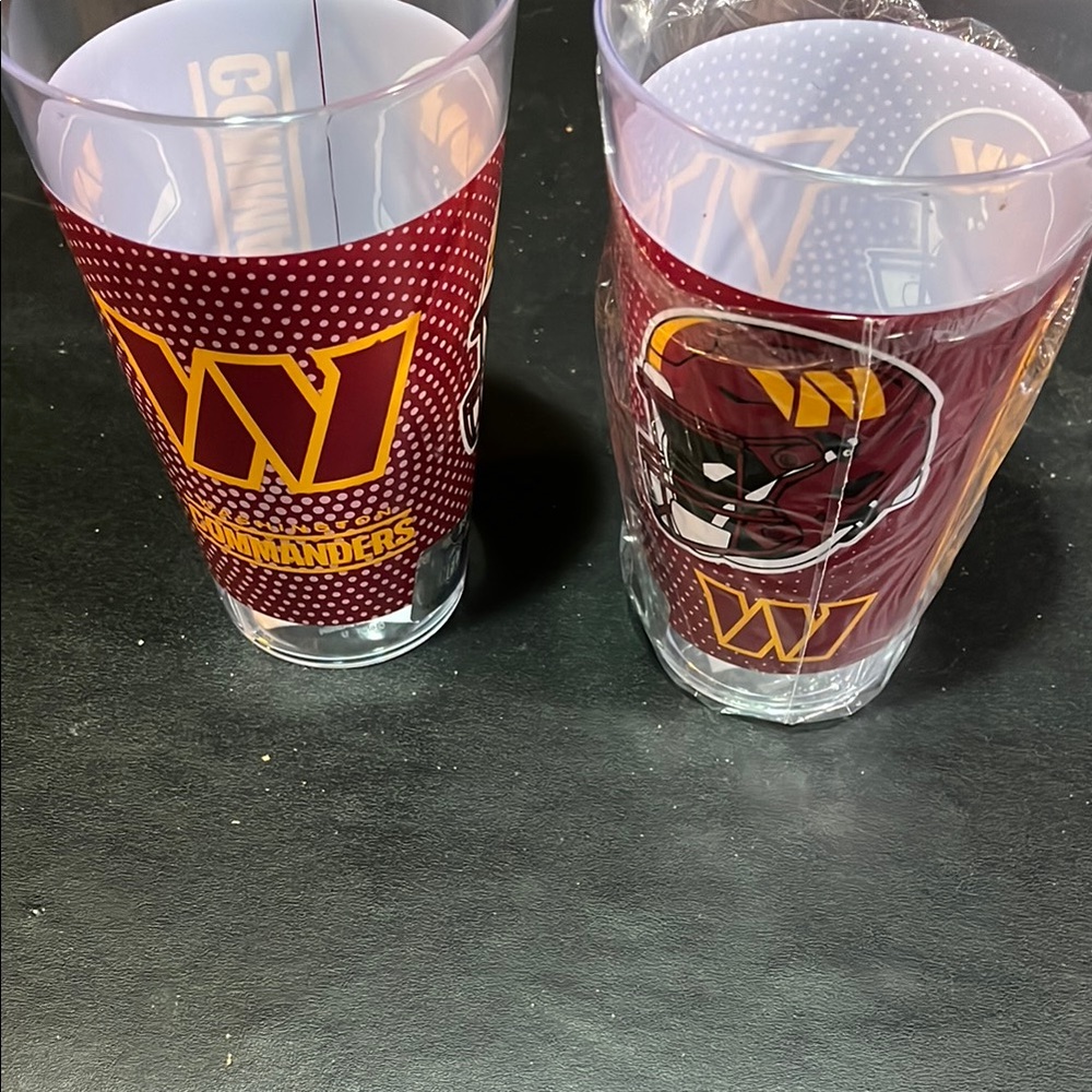 New Washington Commanders Burgundy and Gold Tumbler Set